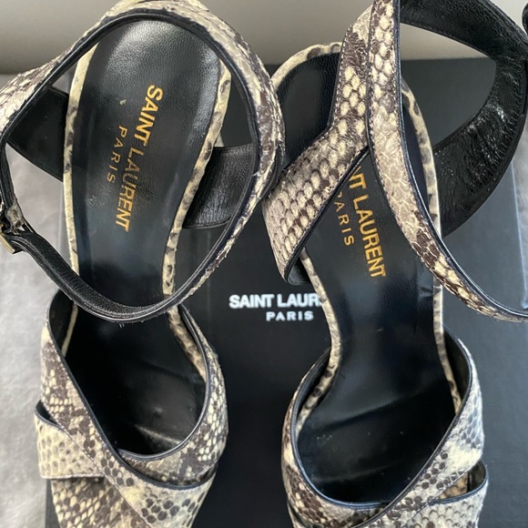 Saint Laurent platform sandal - Picture 2 of 6